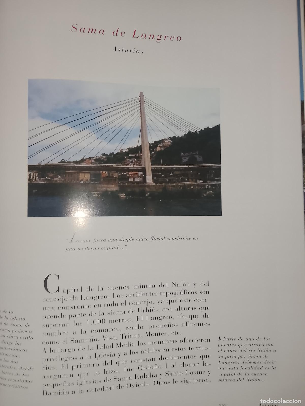 Otros Art&iacute;culos de Coleccionismo en Papel: INFORMACION GRAFICA 2 HOJAS - HISTORIA Y FOTOS A COLOR DE - ASTURIAS - SAMA DE LANGREO