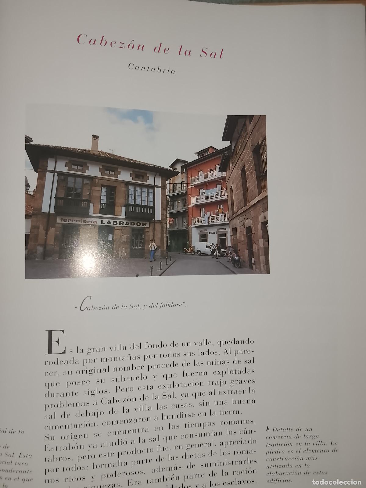Otros Art&iacute;culos de Coleccionismo en Papel: INFORMACION GRAFICA 2 HOJAS - HISTORIA Y FOTOS A COLOR DE - CANTABRIA - CABEZON DE LA SAL