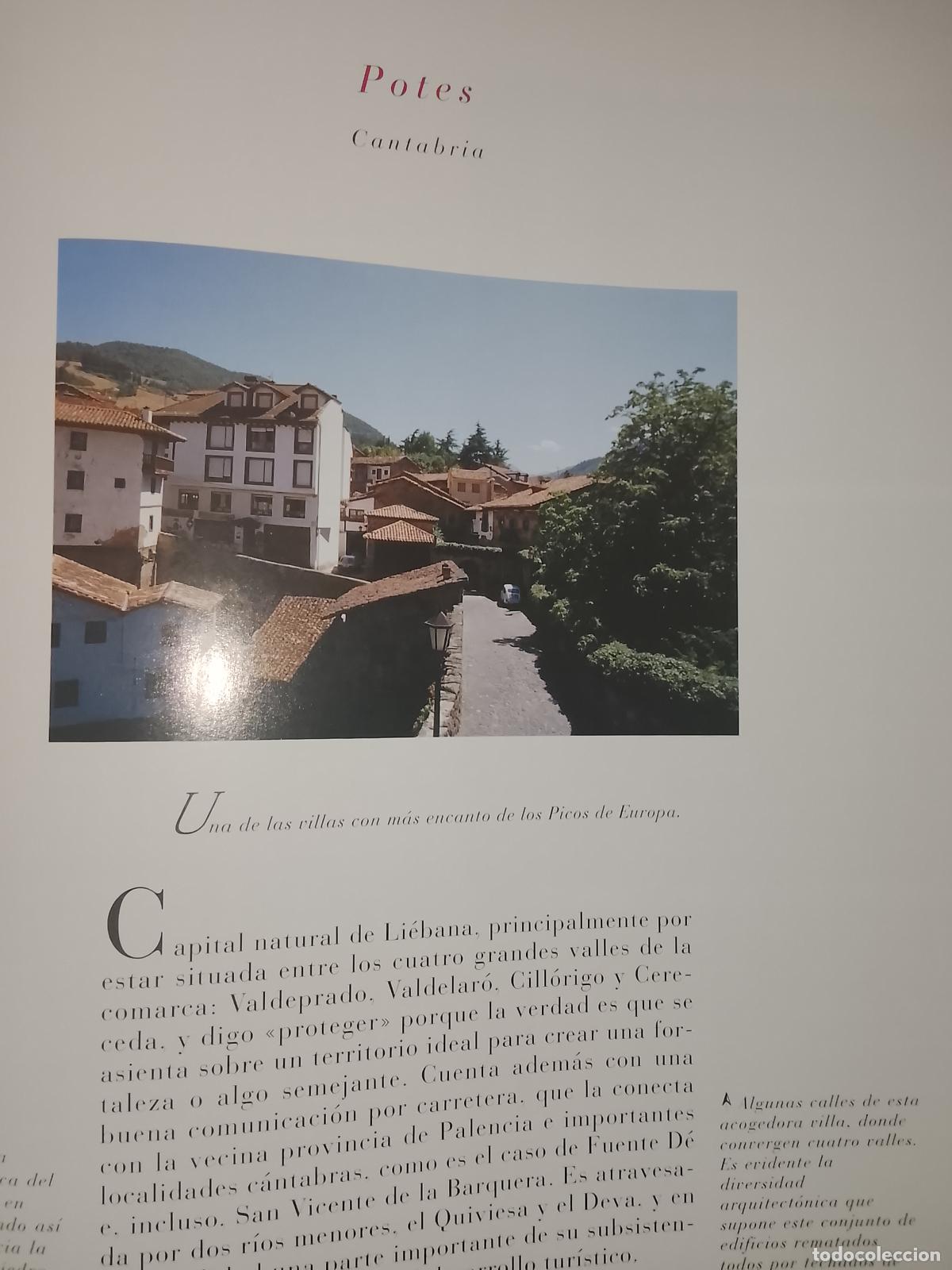 Otros Art&iacute;culos de Coleccionismo en Papel: INFORMACION GRAFICA 2 HOJAS - HISTORIA Y FOTOS A COLOR DE - CANTABRIA - POTES