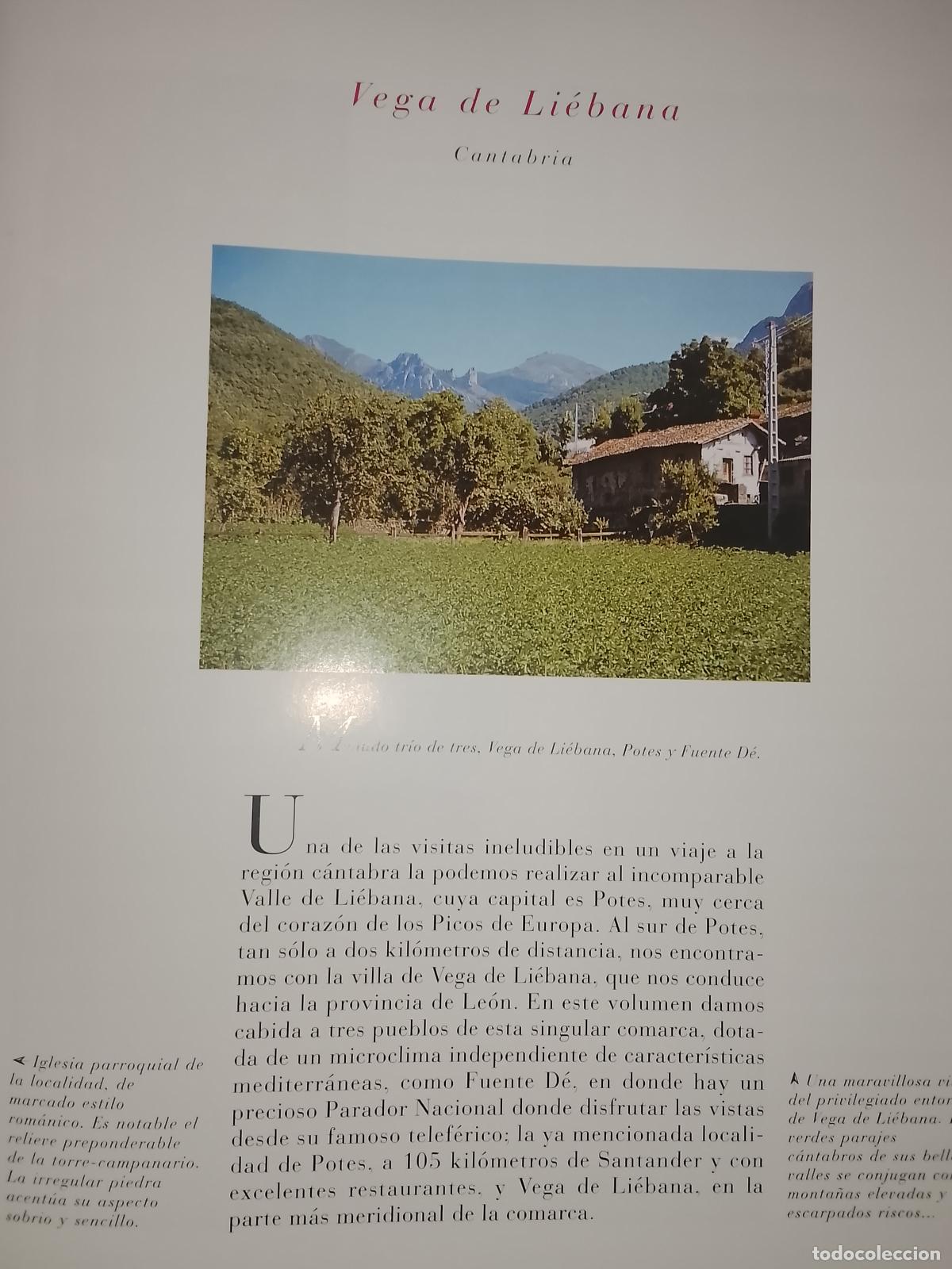 Otros Art&iacute;culos de Coleccionismo en Papel: INFORMACION GRAFICA 2 HOJAS - HISTORIA Y FOTOS A COLOR DE - CANTABRIA - VEGA DE LIEBANA