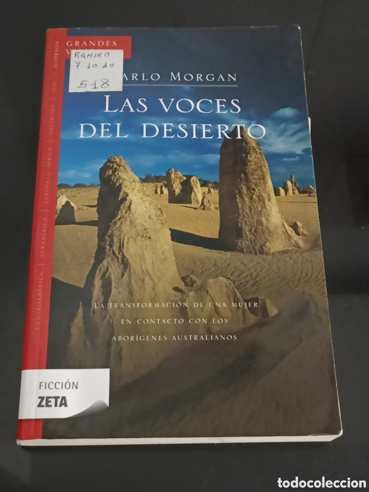 Otros Art&iacute;culos de Coleccionismo en Papel: libro titulado&nbsp;&rdquo;Las voces del desierto&rdquo;&nbsp;de la autora Marlo Morgan.