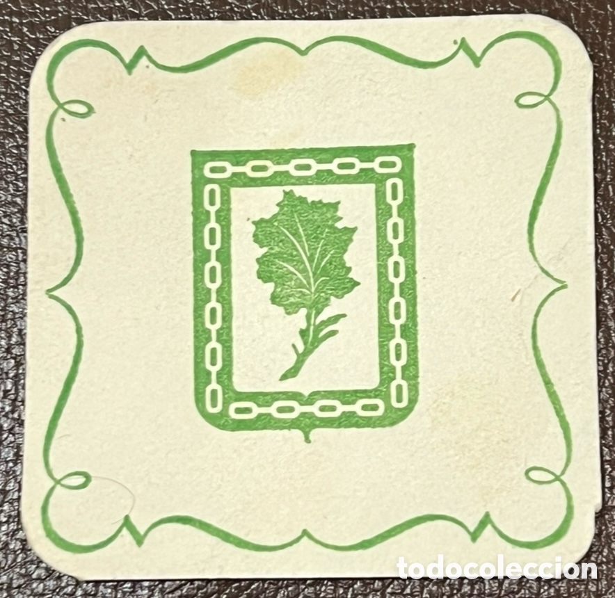 Otros Art&iacute;culos de Coleccionismo en Papel: Posavasos. Im&aacute;gen de Escudo. A&ntilde;os 70.