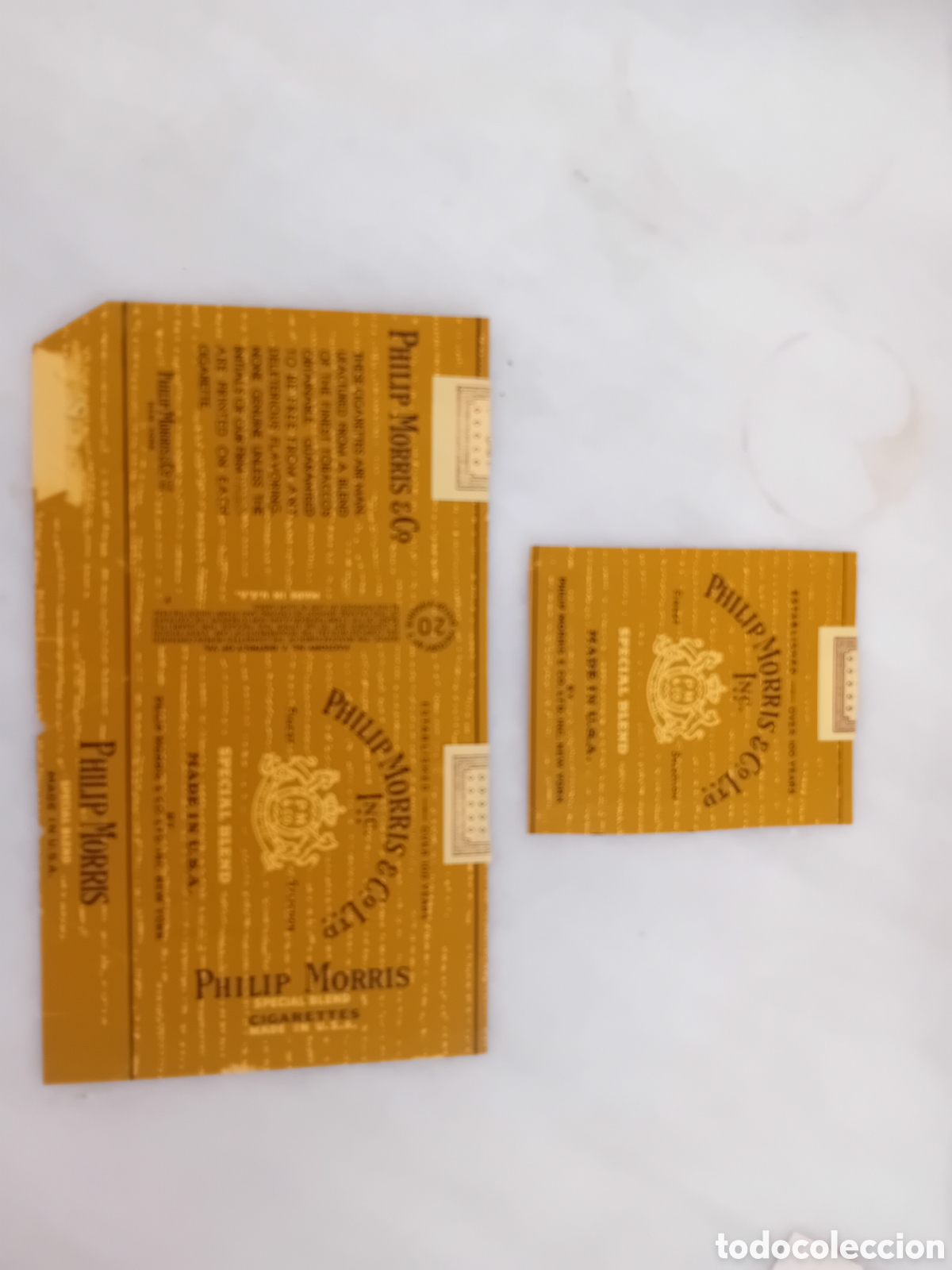 Otros Art&iacute;culos de Coleccionismo en Papel: ANTIGUO PAQUETE DE TABACO PHILIP MORRIS & CO LTD