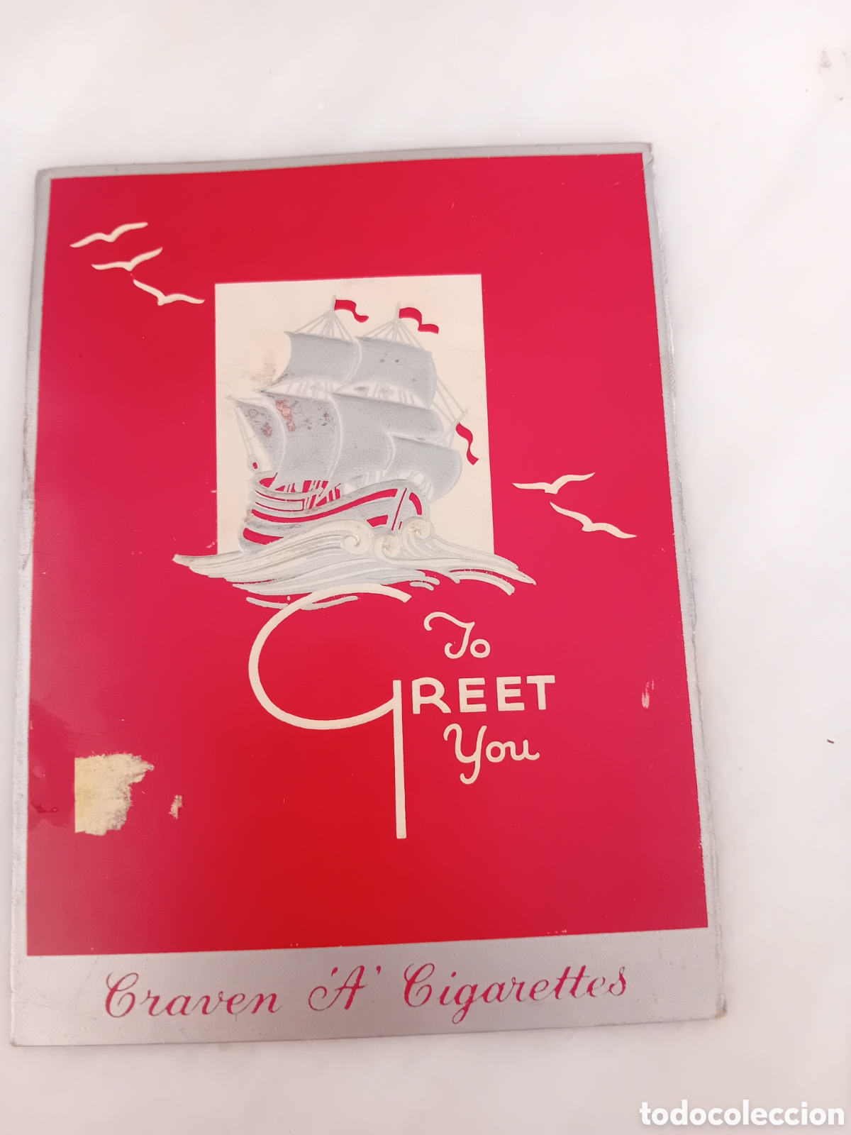 Otros Art&iacute;culos de Coleccionismo en Papel: graven A cartelito antiguo marca tabaco