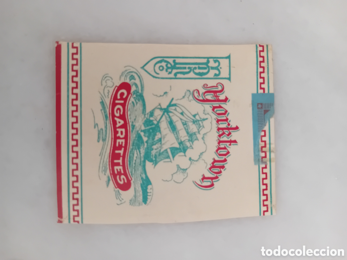 Otros Art&iacute;culos de Coleccionismo en Papel: Frontal envoltorio paquete cigarrillos Yorktown