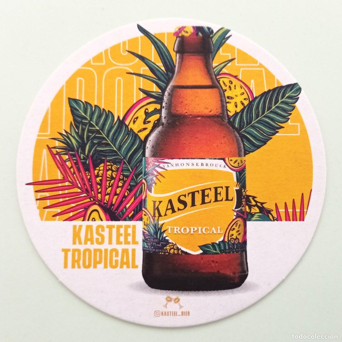Otros Art&iacute;culos de Coleccionismo en Papel: POSAVASO FERIA DE LA CERVEZA ARTESANA DEL HOSPITALET 2026 - CERVEZA KASTEEL TROPICAL DE B&Eacute;LGICA