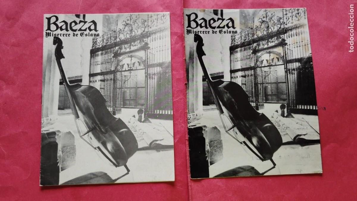 Otros Art&iacute;culos de Coleccionismo en Papel: MISERERE DE ESLAVA.-HILARION ESLAVA.-PIEZA POLIFONICA.-SANTA IGLESIA CATEDRAL.-BAEZA.-A&Ntilde;OS 1977-1978