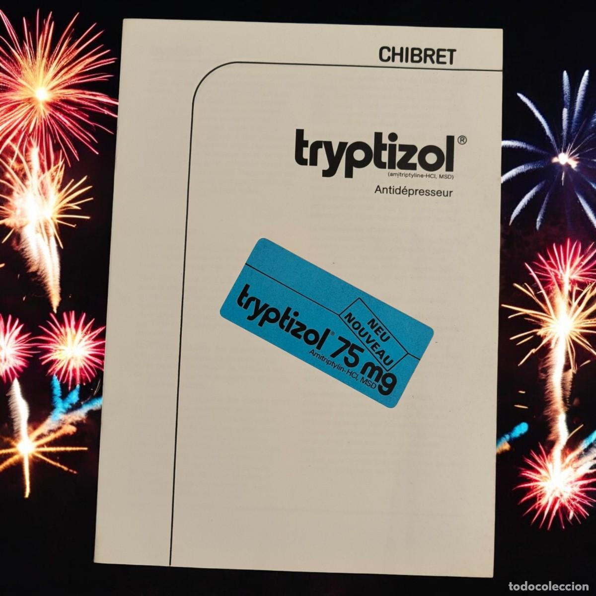 Otros Art&iacute;culos de Coleccionismo en Papel: Folleto M&eacute;dico Original Tryptizol 75 Mg &ndash; Psicofarmacolog&iacute;a Vintage De Colecci&oacute;n