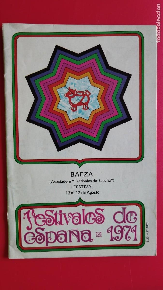Otros Art&iacute;culos de Coleccionismo en Papel: FESTIVALES DE ESPA&Ntilde;A.-BAEZA.-A&Ntilde;O 1971.