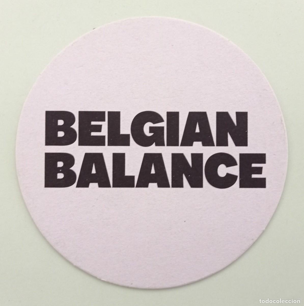 Otros Art&iacute;culos de Coleccionismo en Papel: POSAVASO FERIA DE LA CERVEZA ARTESANA DEL HOSPITALET 2026 - CERVEZA BELGIAN BALANCE DE B&Eacute;LGICA