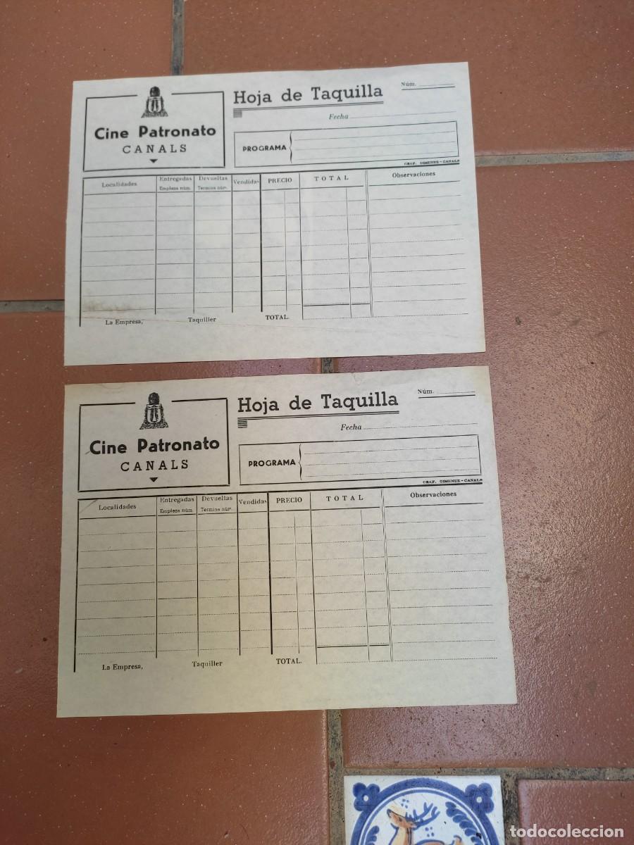 Otros Art&iacute;culos de Coleccionismo en Papel: 2 hojas de taquilla sin usar - a&ntilde;os 70 u 80