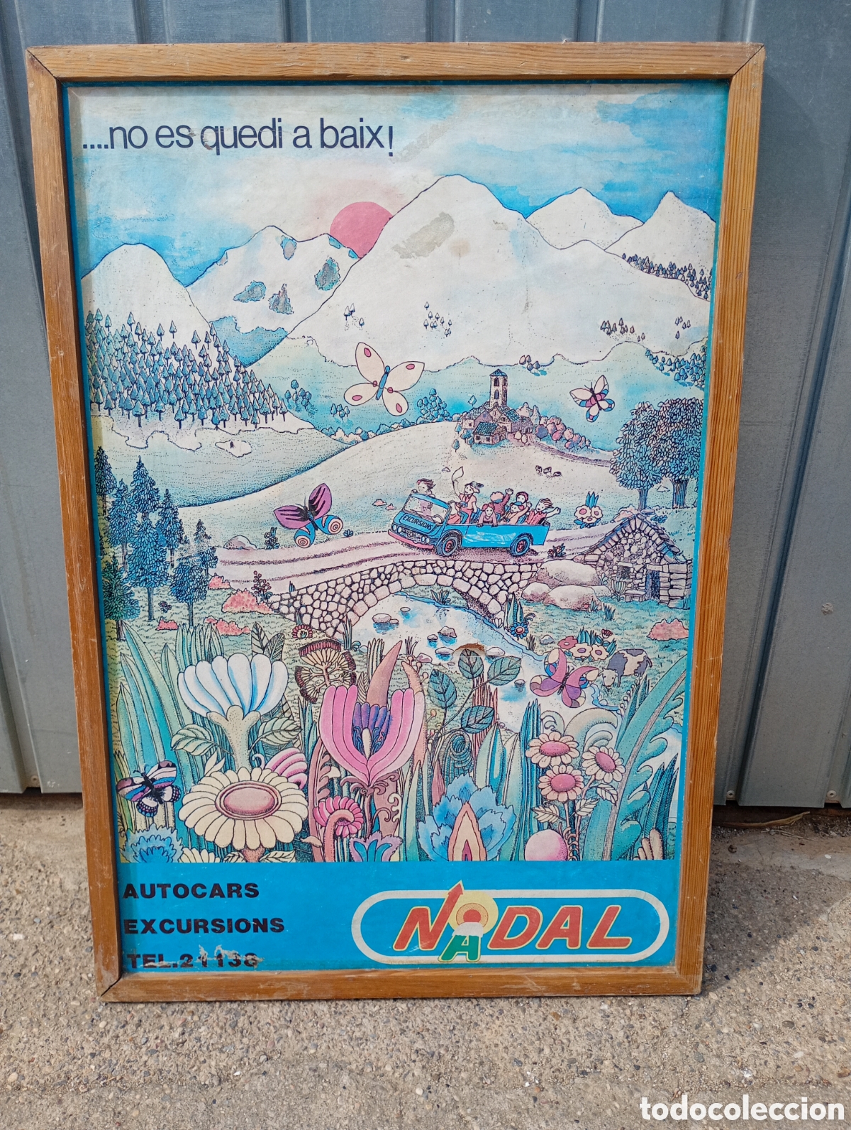 Otros Art&iacute;culos de Coleccionismo en Papel: Pilar&iacute;n bayes poster publicidad autocars excursions Nadal