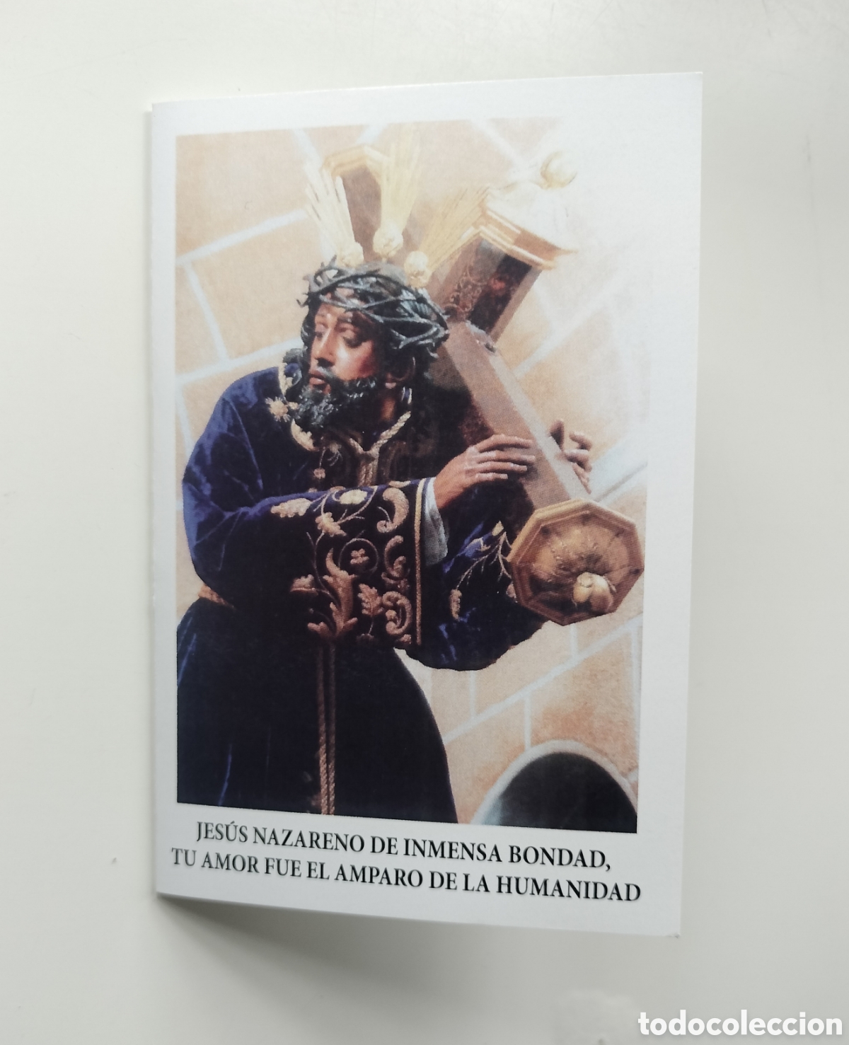 Otros Art&iacute;culos de Coleccionismo en Papel: D&Iacute;PTICO ESTAMPA RELIGOSA CON ORACI&Oacute;N JES&Uacute;S NAZARENO SANL&Uacute;CAR DE BARRAMEDA