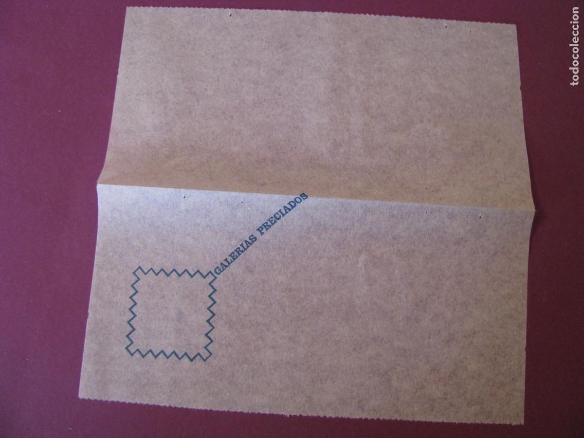 Otros Art&iacute;culos de Coleccionismo en Papel: ANTIGUA SERVILLETA DE PAPEL. GALERIAS PRECIADOS