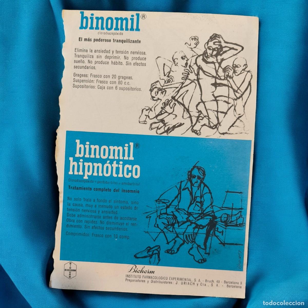 Otros Art&iacute;culos de Coleccionismo en Papel: A&ntilde;os '60 - Antiguo Folleto Farmac&eacute;utico
