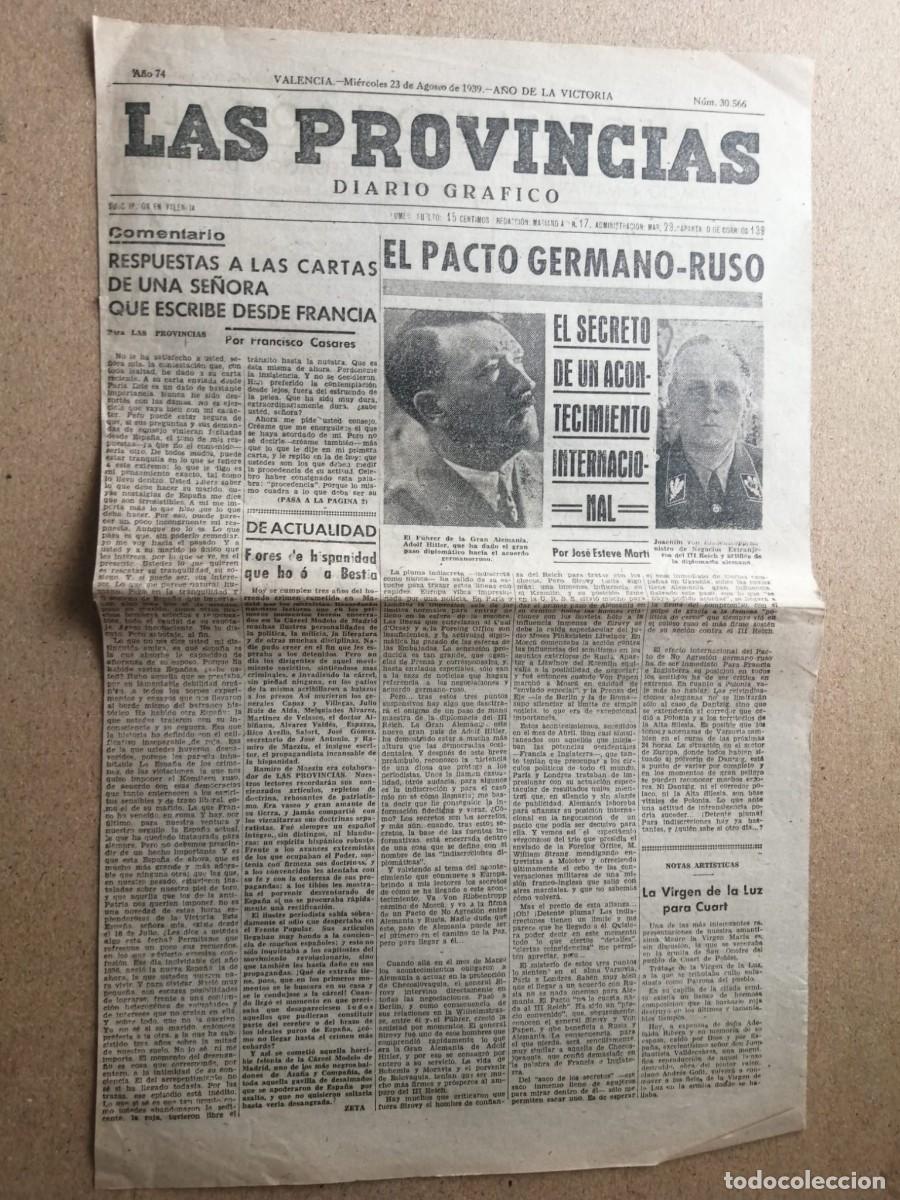 Otros Art&iacute;culos de Coleccionismo en Papel: ARTICULO PRENSA 1939. EL PACTO GERMANO RUSO