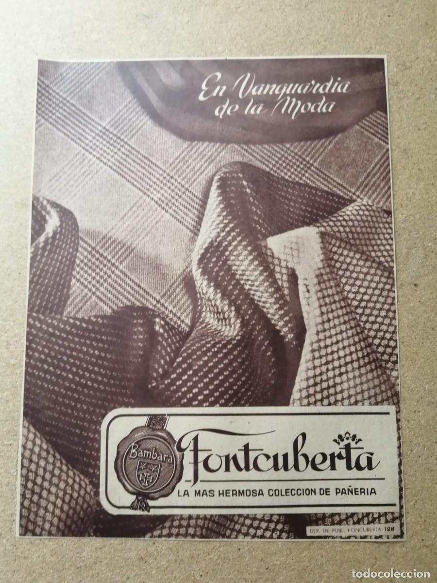 Otros Art&iacute;culos de Coleccionismo en Papel: ANUNCIO. PA&Ntilde;ERIA FONTCUBERTA