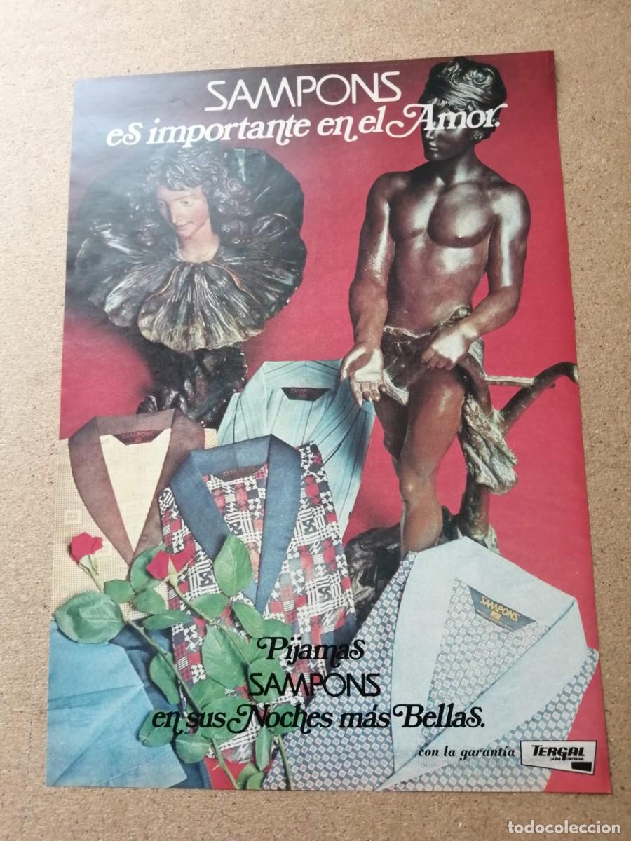Otros Art&iacute;culos de Coleccionismo en Papel: ANUNCIO. PIJAMAS SAMPONS