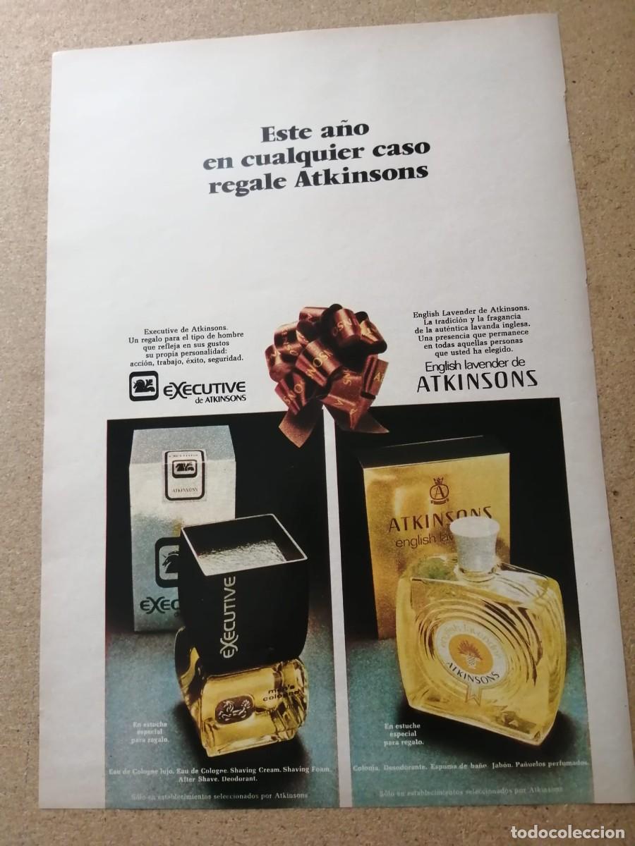 Otros Art&iacute;culos de Coleccionismo en Papel: ANUNCIO. EXECUTIVE - ENGLISH LAVENDER, DE ATKINSONS