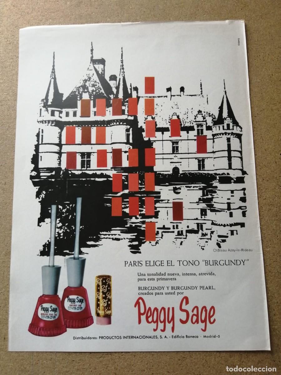Otros Art&iacute;culos de Coleccionismo en Papel: ANUNCIO. PINTAU&Ntilde;AS BURGUNDY - BURGUNDY PEARL