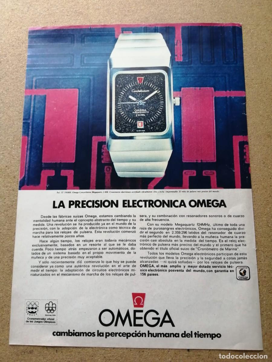 Otros Art&iacute;culos de Coleccionismo en Papel: ANUNCIO. PRECISION ELECTRONICA OMEGA