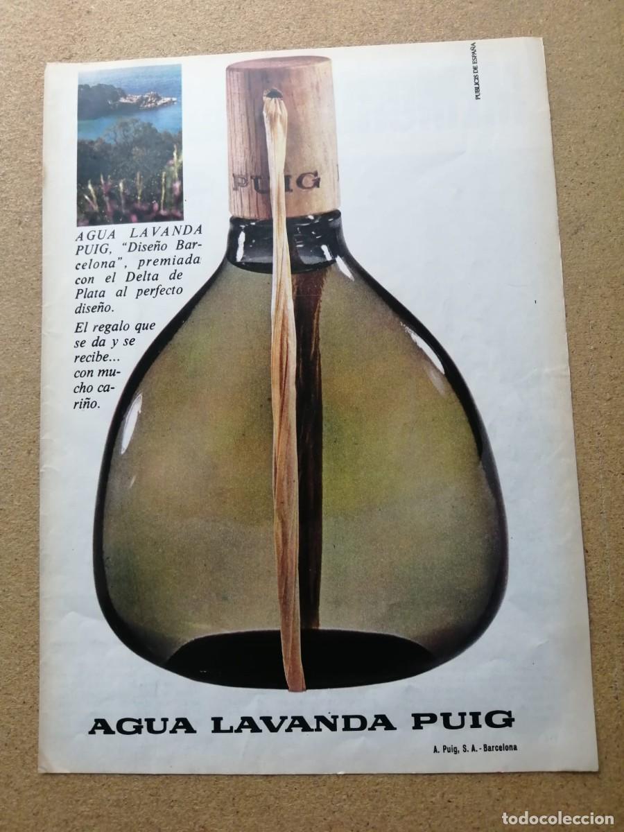 Otros Art&iacute;culos de Coleccionismo en Papel: ANUNCIO. AGUA LAVANDA PUIG