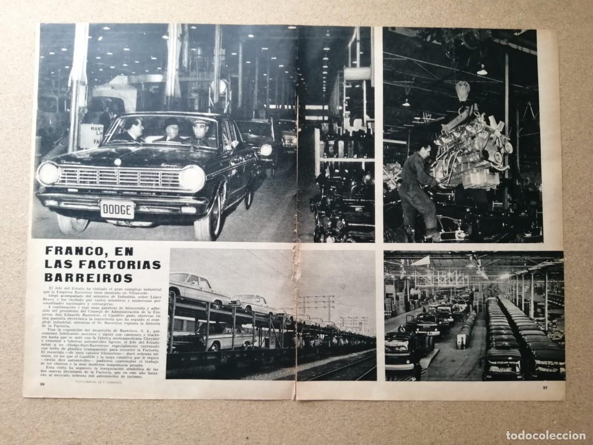 Otros Art&iacute;culos de Coleccionismo en Papel: REPORTAJE. FRANCO EN LAS FACTORIAS BARREIROS