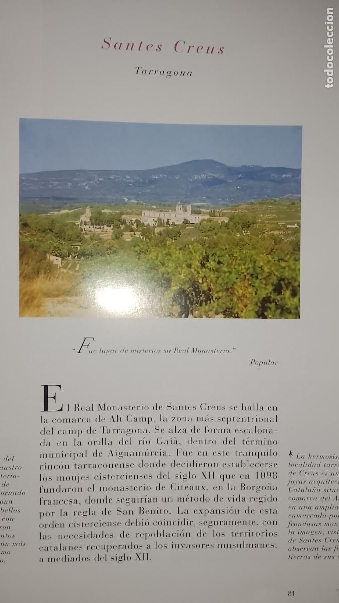 Otros Art&iacute;culos de Coleccionismo en Papel: INFORMACION GRAFICA 2 HOJAS - HISTORIA Y FOTOS A COLOR DE - TARRAGONA - SANTES CREUS