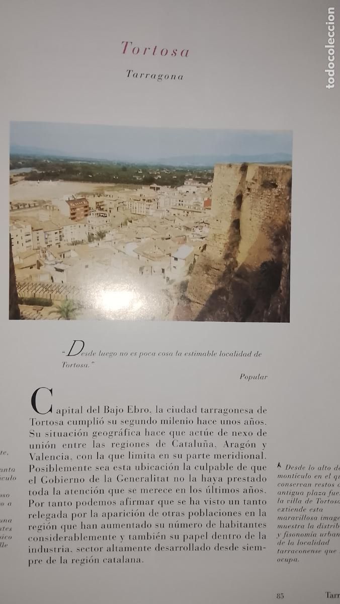 Otros Art&iacute;culos de Coleccionismo en Papel: INFORMACION GRAFICA 2 HOJAS - HISTORIA Y FOTOS A COLOR DE - TARRAGONA - TORTOSA