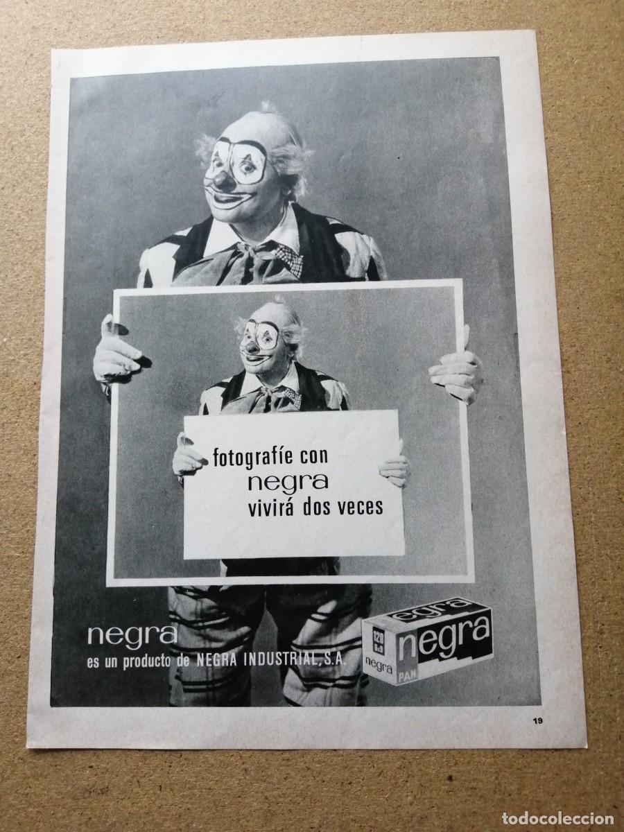 Otros Art&iacute;culos de Coleccionismo en Papel: ANUNCIO. FOTOGRAFIE CON NEGRA...