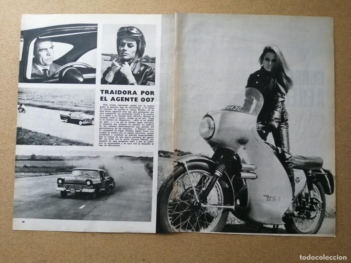 Otros Art&iacute;culos de Coleccionismo en Papel: REPORTAJE. LUCIANA PALUZZI, OPERACION TRUENO. TRAIDORA POR EL AGENTE 007