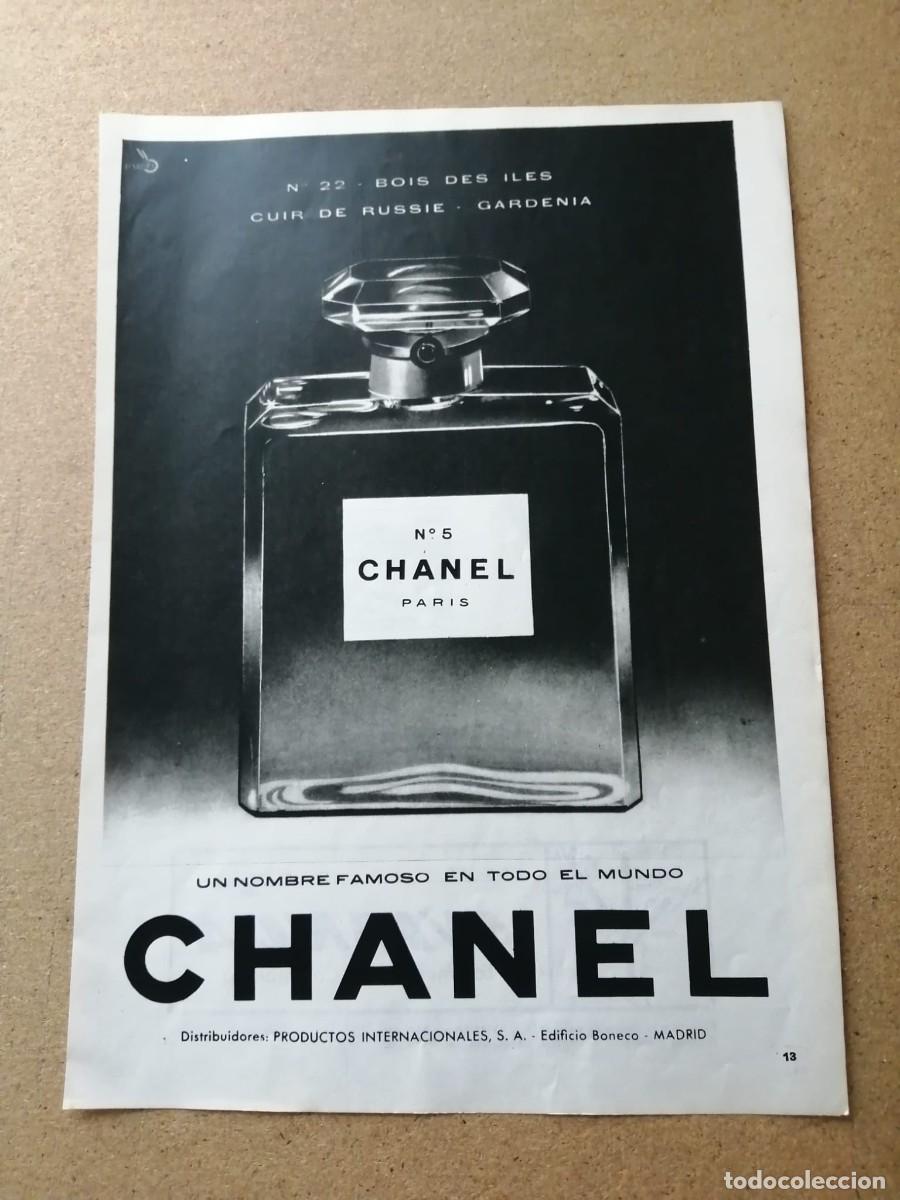 Otros Art&iacute;culos de Coleccionismo en Papel: ANUNCIO. CHANEL N&ordm; 5, PARIS