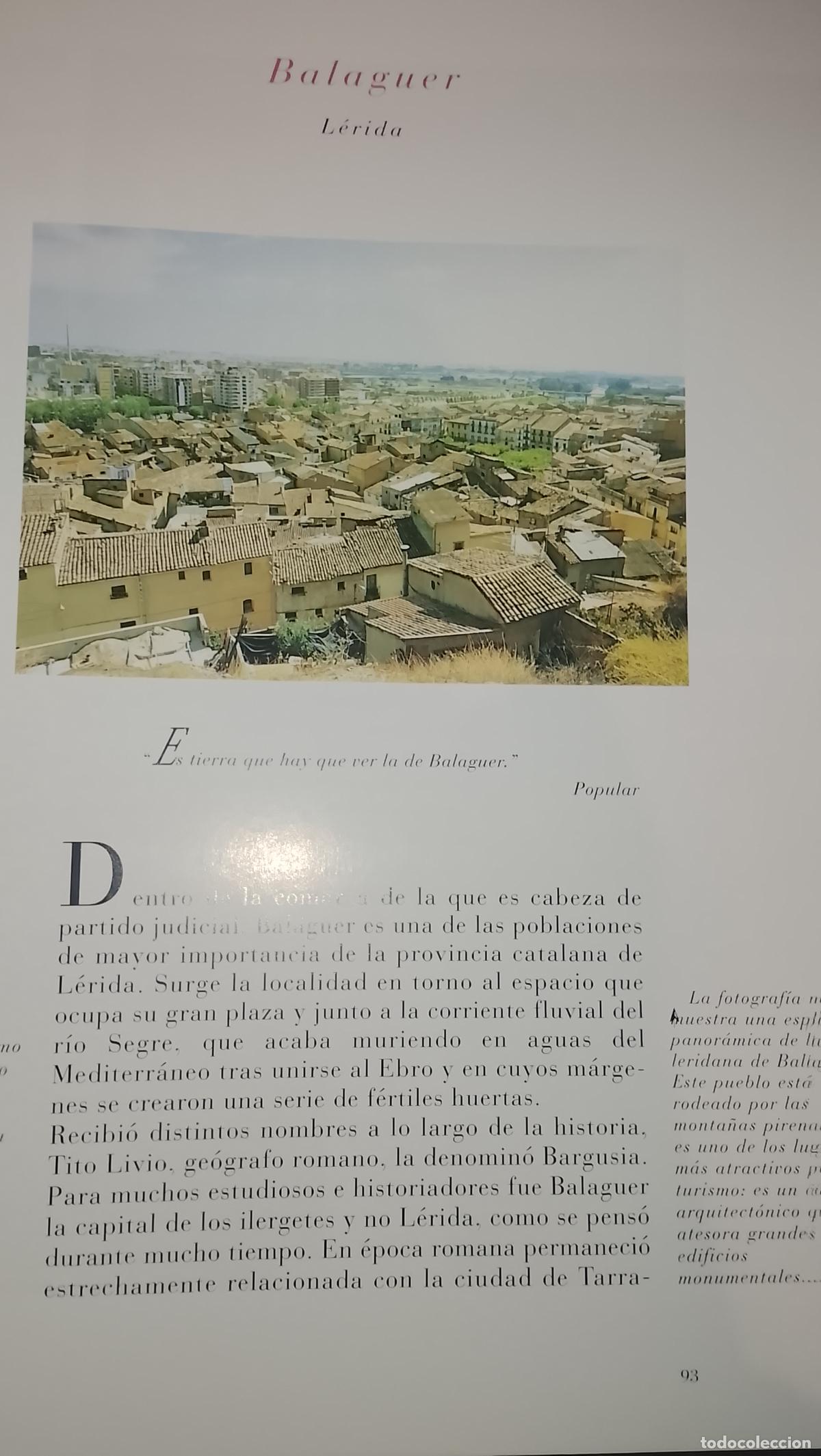 Otros Art&iacute;culos de Coleccionismo en Papel: INFORMACION GRAFICA 2 HOJAS - HISTORIA Y FOTOS A COLOR DE - LERIDA - BALAGUER