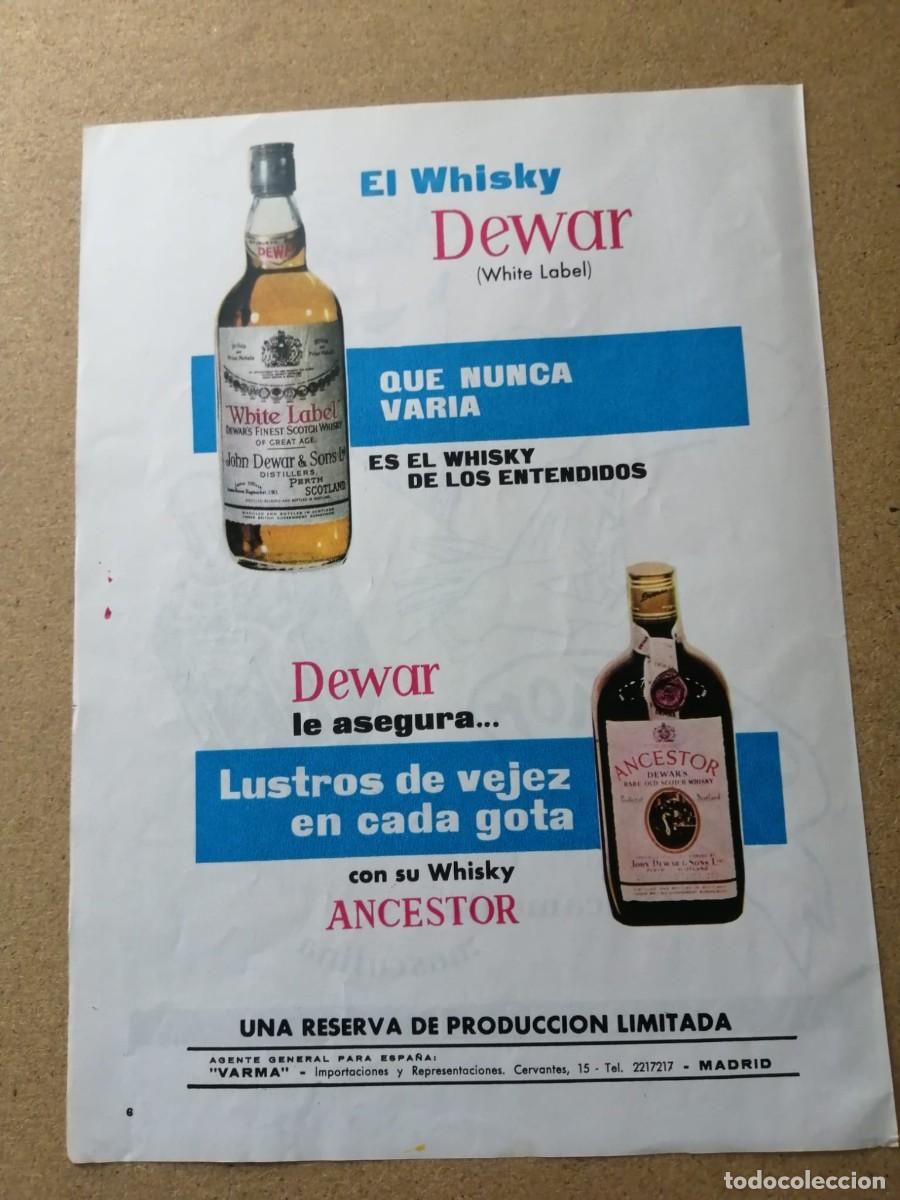 Otros Art&iacute;culos de Coleccionismo en Papel: ANUNCIO. WHISKY DEWAR - WHISKY ANCESTOR