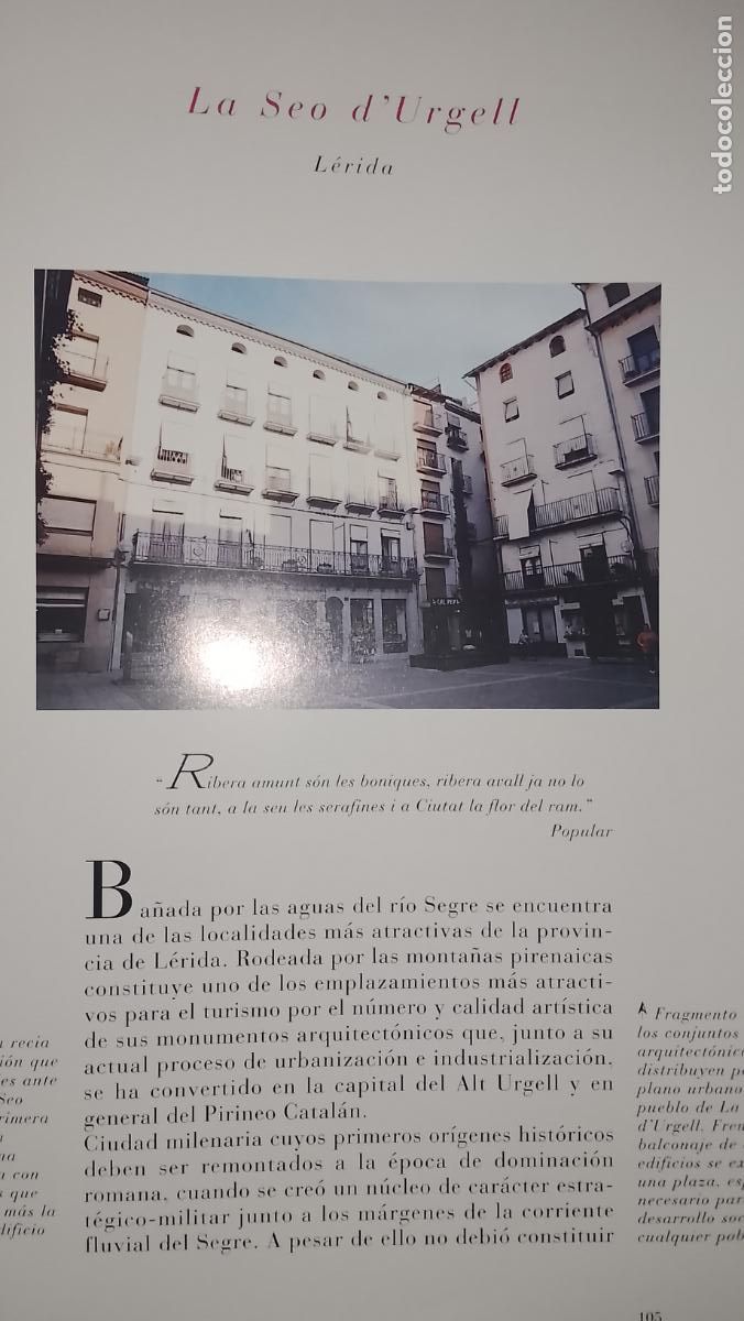 Otros Art&iacute;culos de Coleccionismo en Papel: INFORMACION GRAFICA 3 HOJAS - HISTORIA Y FOTOS A COLOR DE - LERIDA - LA SEO D&acute;URGELL