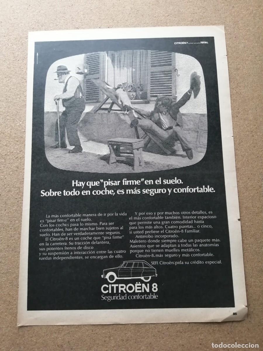 Otros Art&iacute;culos de Coleccionismo en Papel: ANUNCIO. CITROEN 8..
