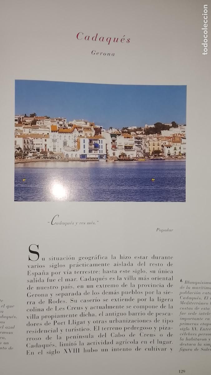 Otros Art&iacute;culos de Coleccionismo en Papel: INFORMACION GRAFICA 2 HOJAS - HISTORIA Y FOTOS A COLOR DE - GERONA - CADAQUES