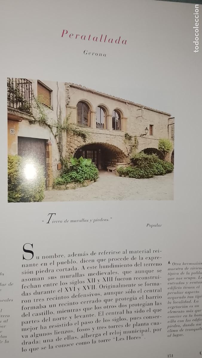 Otros Art&iacute;culos de Coleccionismo en Papel: INFORMACION GRAFICA 2 HOJAS - HISTORIA Y FOTOS A COLOR DE - GERONA - PERATALLADA