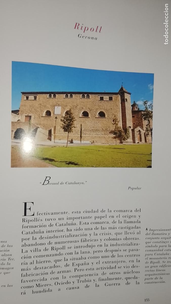 Otros Art&iacute;culos de Coleccionismo en Papel: INFORMACION GRAFICA 2 HOJAS - HISTORIA Y FOTOS A COLOR DE - GERONA - RIPOLL