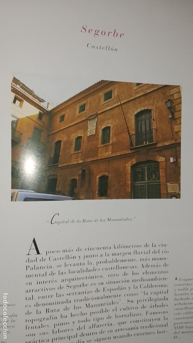 Otros Art&iacute;culos de Coleccionismo en Papel: INFORMACION GRAFICA 2 HOJAS - HISTORIA Y FOTOS A COLOR DE - CASTELLON - SEGORBE