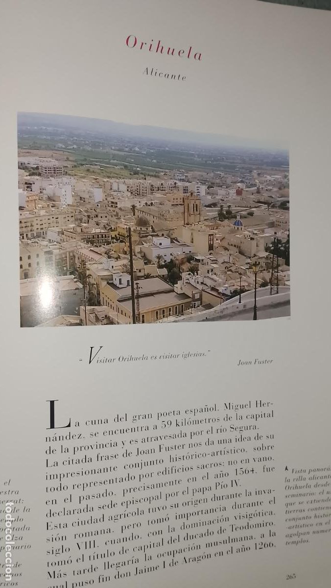 Otros Art&iacute;culos de Coleccionismo en Papel: INFORMACION GRAFICA 3 HOJAS - HISTORIA Y FOTOS A COLOR DE - ALICANTE - ORIHUELA