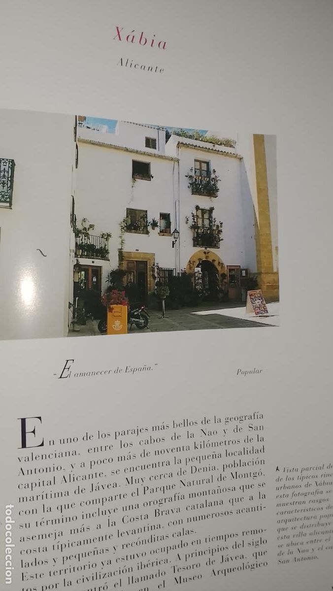 Otros Art&iacute;culos de Coleccionismo en Papel: INFORMACION GRAFICA 3 HOJAS - HISTORIA Y FOTOS A COLOR DE - ALICANTE - XABIA