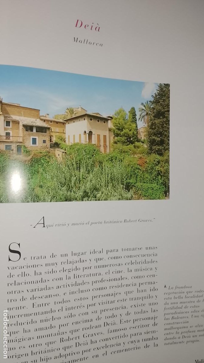 Otros Art&iacute;culos de Coleccionismo en Papel: INFORMACION GRAFICA 2 HOJAS - HISTORIA Y FOTOS A COLOR DE - MALLORCA - DEI&Aacute;