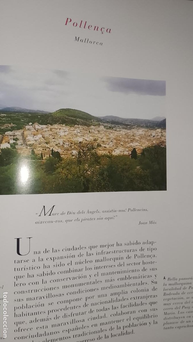 Otros Art&iacute;culos de Coleccionismo en Papel: INFORMACION GRAFICA 2 HOJAS - HISTORIA Y FOTOS A COLOR DE - MALLORCA - POLLENCA