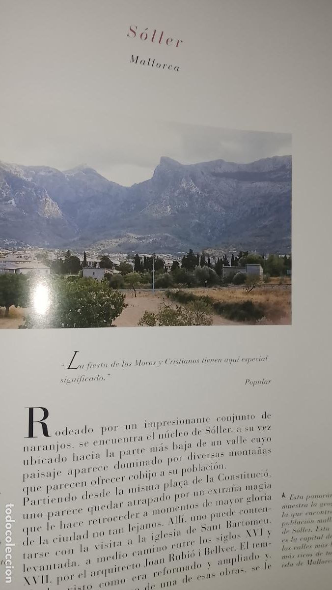 Otros Art&iacute;culos de Coleccionismo en Papel: INFORMACION GRAFICA 3 HOJAS - HISTORIA Y FOTOS A COLOR DE - MALLORCA - SOLLER