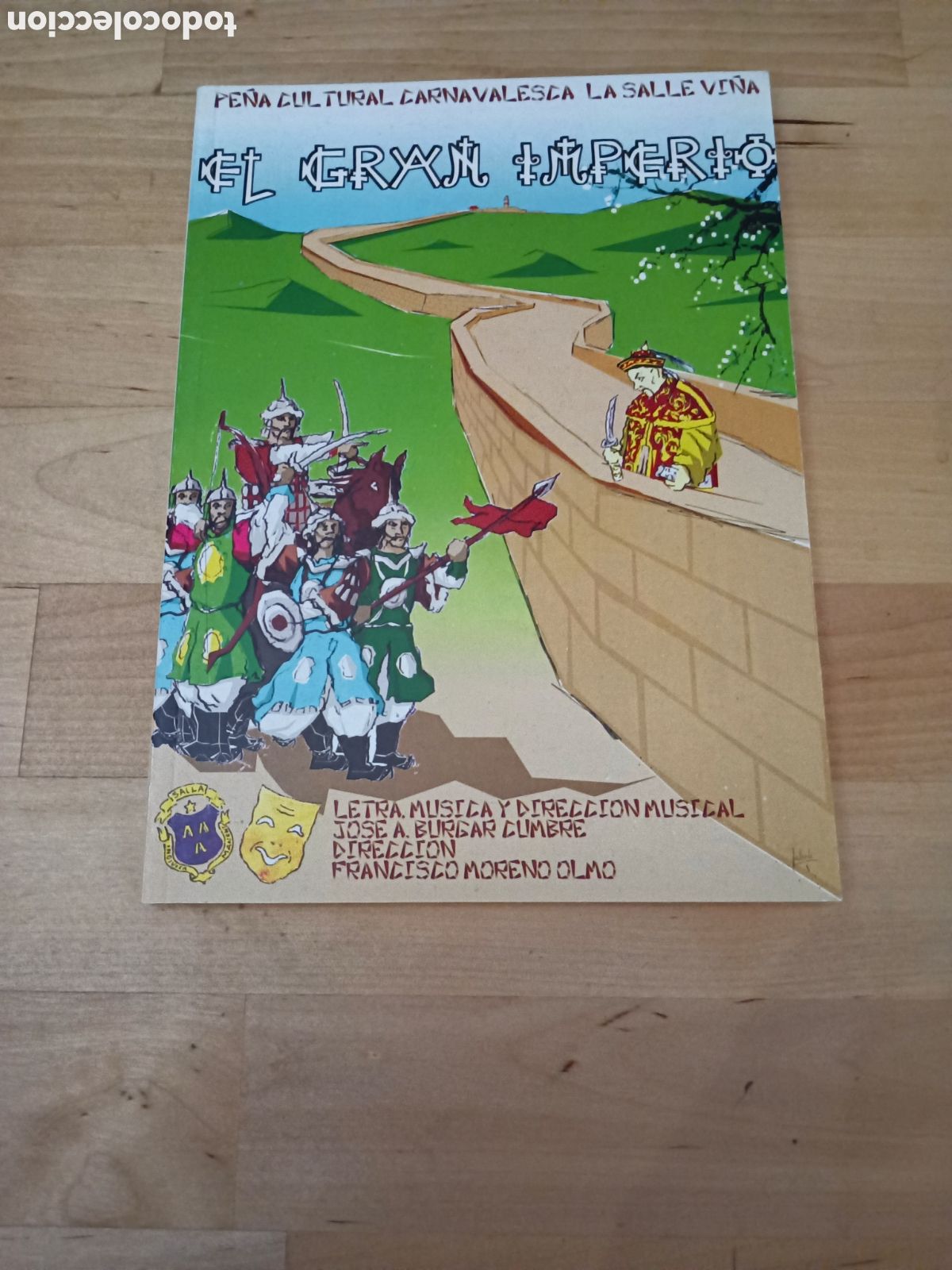 Otros Art&iacute;culos de Coleccionismo en Papel: LIBRETO CORO EL GRAN IMPERIO - A&Ntilde;O 2003 - PE&Ntilde;A LA SALLE VI&Ntilde;A - CARNAVAL DE C&Aacute;DIZ
