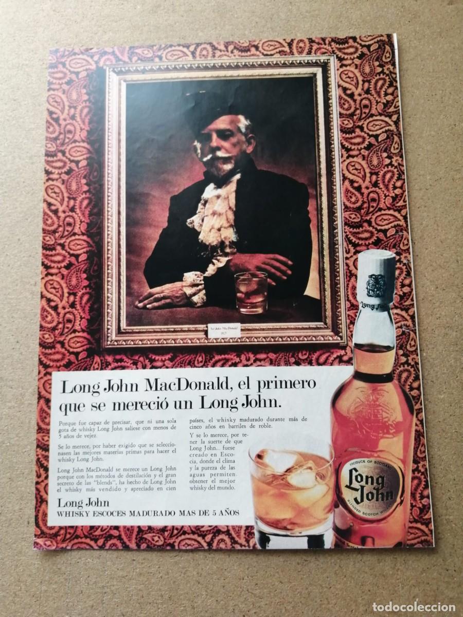 Otros Art&iacute;culos de Coleccionismo en Papel: ANUNCIO. WHISKY LONG JOHN