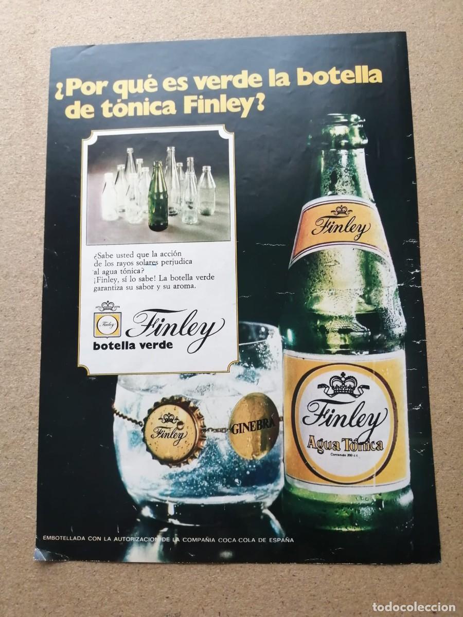 Otros Art&iacute;culos de Coleccionismo en Papel: ANUNCIO AGUA TONICA FINLEY