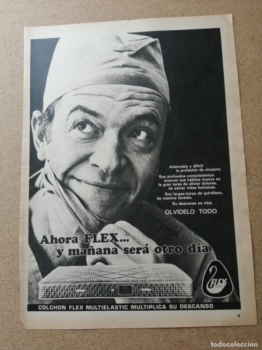 Otros Art&iacute;culos de Coleccionismo en Papel: ANUNCIO. COLCHONES FLEX