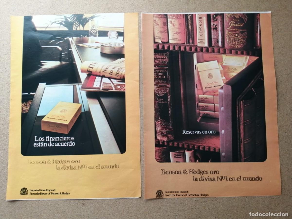 Otros Art&iacute;culos de Coleccionismo en Papel: ANUNCIO. BENSON & HEDGES